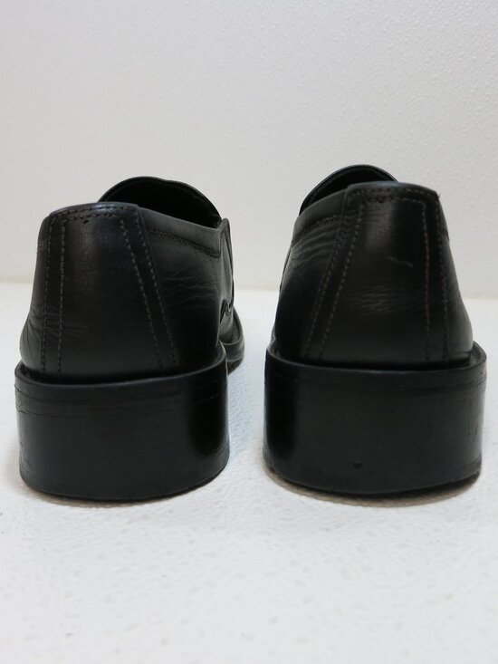 Foot Fellow Black Leather Comfort Dress Men\'s Footwear Loafers Shoes 7 M main image 7